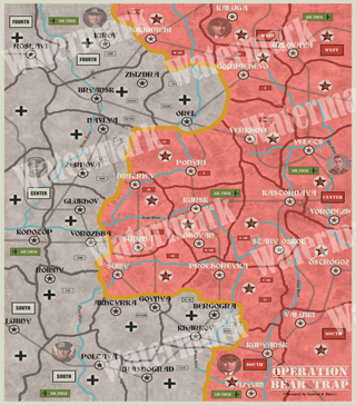 Operation Bear Trap (Map Only) - Combat Miniatures
