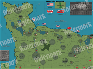 Operation Overlord (Map Only) - Combat Miniatures