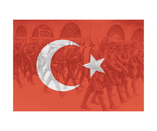 Ottoman Empire/Turkish Flag Vinyl Combat Label - Combat Miniatures