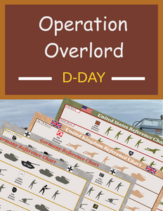 Printed Player Aids for Operation Overlord D-Day