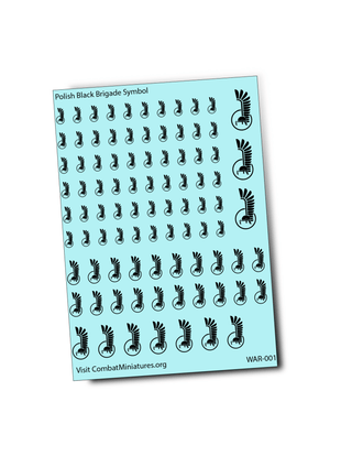 Polish Black Brigade Symbol - Combat Miniatures