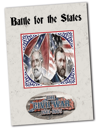 Printed Rule Book and Markers for General 6 Stars "Battle for The States" - Combat Miniatures
