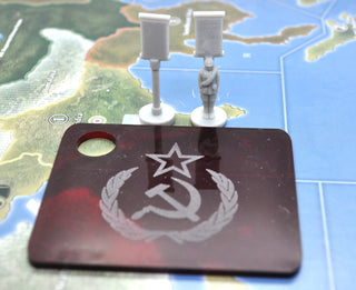Russian Ground Task Force Marker, Flag Stand, Tray & Decals