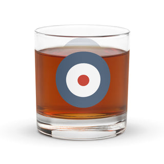 RAF Roundel Rocks glass - Combat Miniatures
