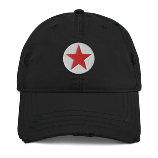 Red Star Roundel Distressed Dad Hat - Combat Miniatures
