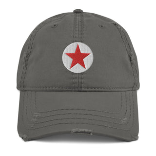 Red Star Roundel Distressed Dad Hat - Combat Miniatures