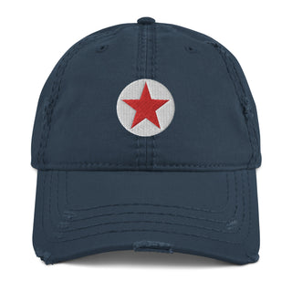 Red Star Roundel Distressed Dad Hat - Combat Miniatures