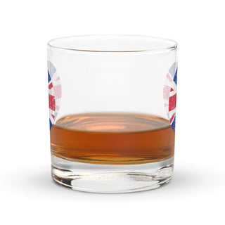 Union Jack Roundel Rocks glass