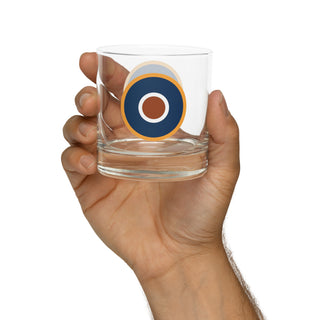 RAF Type C1 Roundel Rocks glass