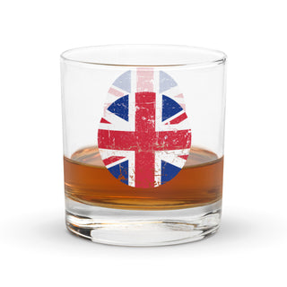 Union Jack Roundel Rocks glass