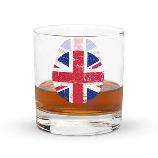 Union Jack Roundel Rocks glass