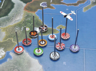 Roundel Flight Stand Identification Water Slide Decals - Combat Miniatures