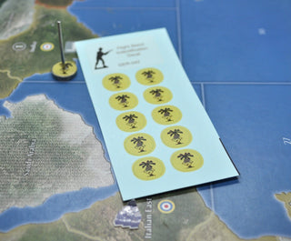 Roundel Flight Stand Identification Water Slide Decals - Combat Miniatures