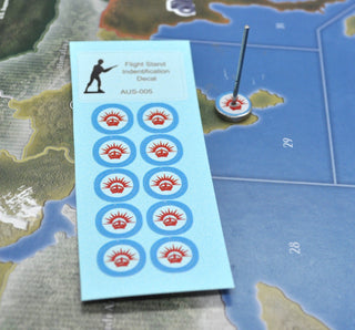 Roundel Flight Stand Identification Water Slide Decals - Combat Miniatures