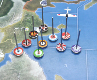 Roundel Flight Stand Identification Water Slide Decals - Combat Miniatures