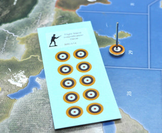 Roundel Flight Stand Identification Water Slide Decals - Combat Miniatures