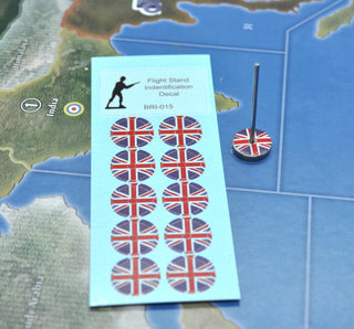 Roundel Flight Stand Identification Water Slide Decals - Combat Miniatures