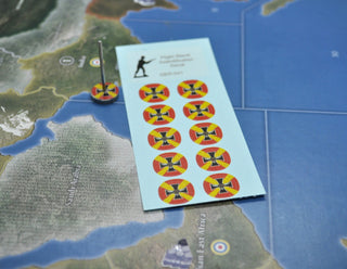 Roundel Flight Stand Identification Water Slide Decals - Combat Miniatures