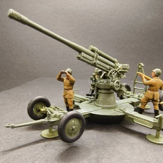 3D Printed Soviet 85mm Air Defense Gun M1939 | Set of 10