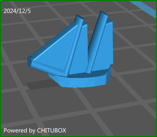 FREE Schooner STL File for Download