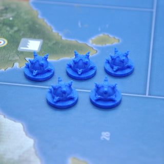 Sea Mine Marker (x10) - Combat Miniatures