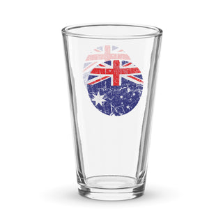 Custom Australian Flag Roundel Shaker pint glass