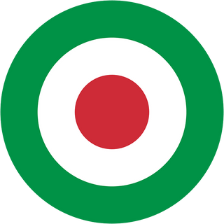 Single Italian Airforce Roundel w/Green Outer Ring Coaster/Production Tray - Combat Miniatures