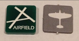 Supply Depot Designation Markers (Set of 10) | Logistics & Supply Tokens for Wargaming - Combat Miniatures