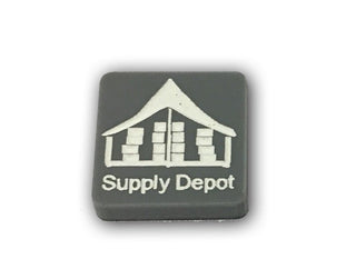 Supply Depot Designation Markers (Set of 10) | Logistics & Supply Tokens for Wargaming - Combat Miniatures