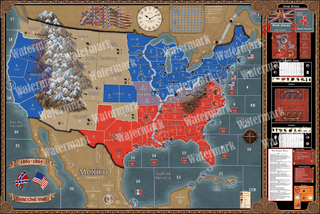 Total Civil War 1861 - 1865 (Map Only) - Combat Miniatures