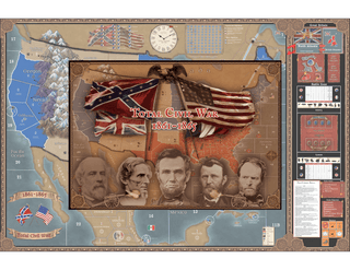 Total Civil War 1861 - 1865 (Map Only) - Combat Miniatures
