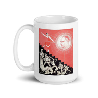 Turkish Anti Communist Poster White glossy mug - Combat Miniatures