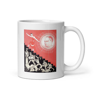 Turkish Anti Communist Poster White glossy mug - Combat Miniatures