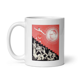 Turkish Anti Communist Poster White glossy mug - Combat Miniatures