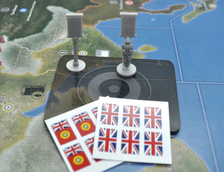 UK Ground Task Force Marker, Flag Stand, Tray & Decals - Combat Miniatures