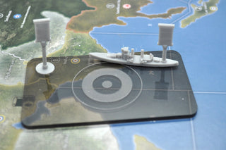 UK Naval Task Force Marker, Flag Stand, Tray & Decals - Combat Miniatures