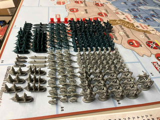 Union & Confederate Armies, 200 Total Pieces - Combat Miniatures