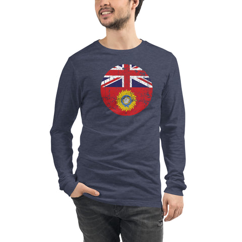 Men's UK Commonwealth Flag Roundel Long Sleeve Tee