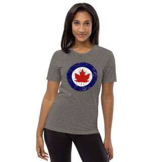Canadian Airforce Roundel Distressed Women's Short sleeve t-shirt