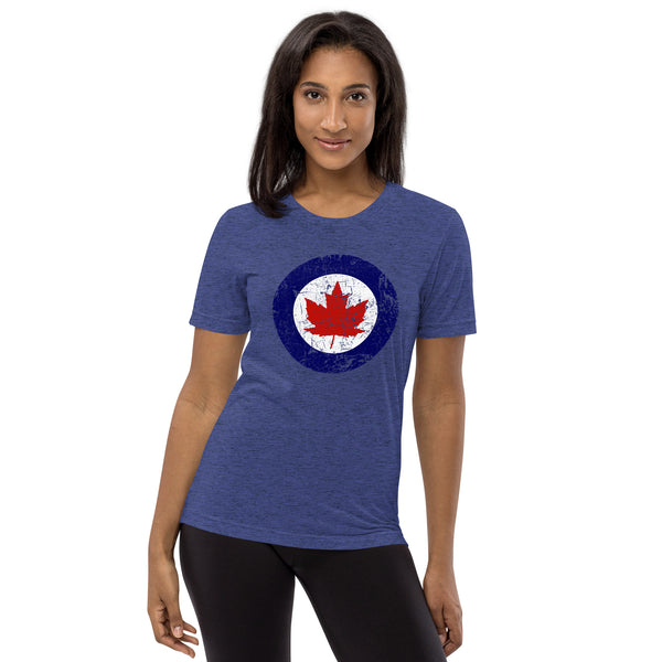 Canadian Airforce Roundel Distressed Women's Short sleeve t-shirt