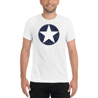 Men's US Airforce Roundel Blue & White Star Short sleeve t-shirt