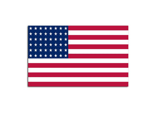 United States (1912 - 1959) Acrylic Flags – 23×14mm Marker Set of 10 - Combat Miniatures
