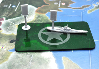 US Naval Task Force Marker, Flag Stand, Tray & Decals - Combat Miniatures