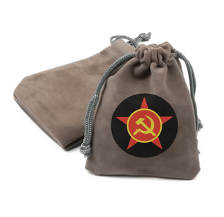 UV Printed Custom Axis & Allies Out of Box Russian Roundel Dice Bag - Combat Miniatures