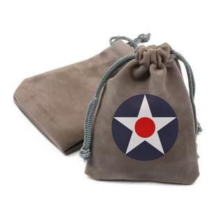 UV Printed Custom US Airforce Roundel Dice Bag - Combat Miniatures