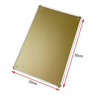 Vintage German Poster Metal Signs, 2 Sizes - Combat Miniatures