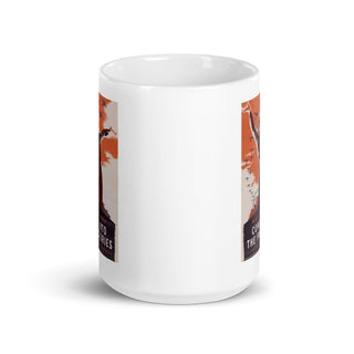 WW2 Era Poster White glossy mug