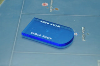 Wolf Pack Marker 1.75” x 1” (1/8” Thick) | Set of 5 - Combat Miniatures