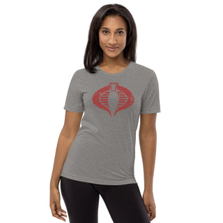 Women's Cobra Logo in Red Short Sleeve T-shirt - Combat Miniatures
