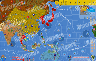 Word War II in Asia & Pacific Map 3rd Edition - Combat Miniatures